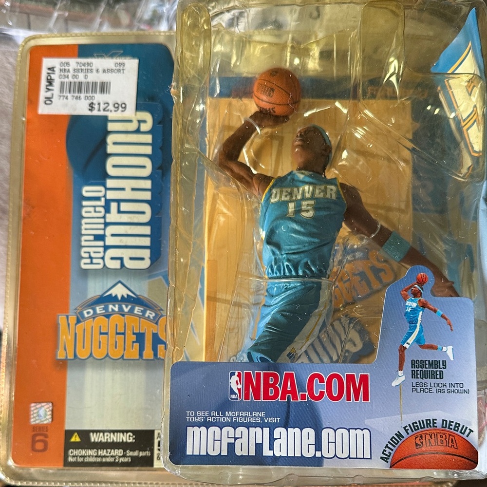 McFarlane NBA Carmelo Anthony Action Figure - Blue